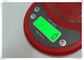 Szkło hartowane Elektroniczny skala Czerwony kolor Waga kuchenna Ważenie dostawca